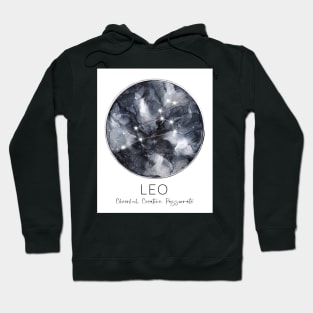 Leo Zodiac Moon Constellation Hoodie